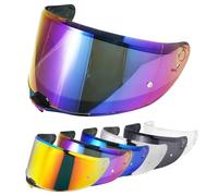 VCOROS Visera para Casco Integral,Visera Casco para FF811,Visera de Lente para Casco Protección Contra Viento,Accesorios para Cascos de Moto (Arco iris)