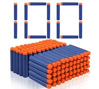 VCOSTORE 100 Balas Nerf de Espuma 7.2cm, Recambio para Pistola Juguete, 4 Colores, Pack 100/200/400 Piezas