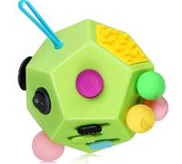 VCOSTORE Cubo Antiestrés Fidget de 12 Lados Original Fidget Toy para Adultos y Niños, Juego Sensorial para Autismo, Juego para Niños con TDAH