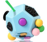 VCOSTORE Cubo Antiestrés Fidget de 12 Lados Original Fidget Toy para Adultos y Niños, Juego Sensorial para Autismo, Juego para Niños con TDAH