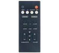 VCQ9140 - Mando a distancia de repuesto compatible con Yamaha Home Cinema Speaker ATS-2090 YAS-109 YAS-209 ATS-1090 YAS-109BL YAS-209BL ATS2090 YAS109 YAS209 ATS1090 YAS109BL YAS209BL 09BL Front Sur.