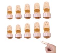 vcsjw 10 piezas de protección para dedos, férula de los dedos, extensión de dedos, extensión de dedos, soporte múltiple para dedos, férula de plástico para inmovilización del tobillo