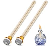 vcsjw 2 mechas para lámpara Berger, mecha con quemador catalítico, quemador catalítico y difusor de aromaterapia para el aire interior, mejorar aromaterapia (plata)