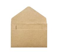 VCSZYAFX 20 sobres con ventana for invitaciones de boda(Brown)