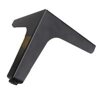 VCSZYAFX 8 Uds 10/13/15cm Muebles gabinete Patas de Metal Pata pie Triangular DIY sofá Mesa Cama Zapato Escritorio(Black 130mm)
