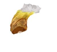 VCSZYAFX Abanico De Danza del Vientre Mujer Vientre Danza Seda bambú Largo Ventilador velos Accesorios Abdominales adoración alabanza Pastel Colores Bandera Serpentina Adultos(White,120cm-Kids Size)