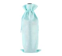 VCSZYAFX Bolsa Vino 5 unids/Lote 15x35cm Bolsas for Botellas de Vino Tinto for champán Embalaje arpillera decoración para Regalos de Boda(Color 8)