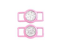 VCSZYAFX Cordones de zapatos con gemas y diamantes, cordones hebilla Metal, decoraciones nebulosa lujo, accesorios for zapatillas, 2 uds para Zapatillas de Senderismo y Deportivas(Color18)