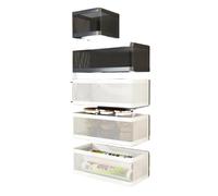 VCSZYAFX Estante magnético de almacenamiento for cocina, refrigerador, cesta colgante metal, caja multifuncional Se utiliza en refrigeradores y cocinas(Color3)