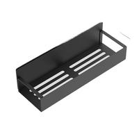 VCSZYAFX Estante magnético for refrigerador, estante de almacenamiento lateral for especias y artículos diversos Se utiliza en refrigeradores y cocinas(Black-L)