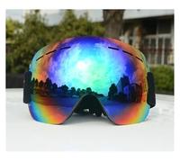 VCSZYAFX Gafas de esquí Ligeras con Doble Capa Lente UV400, máscara Grande antivaho, Gafas for Hombres y Mujeres, Snowboard for Nieve, Invierno(Green)