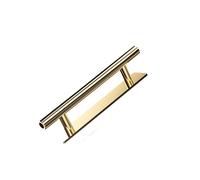 VCSZYAFX La manija de la puerta corredera tira el hardware negro los muebles del gabinete cocina Adecuado para armarios y cajones(Gold)