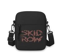 VCUUIK Bolso cruzado casual Grunge negrita fuente rock Hombres Chicos Hombres de un solo hombro Dibujos animados Impresión unisex de tira ajustable Bolso de viaje Bolso de viaje