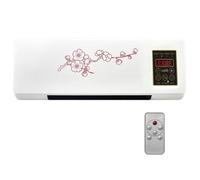 VCYEX Aire Acondicionado 2 En 1 Montado En Pared, para Habitaciones Pequeñas, Aire Acondicionado, Aire Acondicionado Pared Sin Unidad Exterior Sala De Estar White Red,55 * 24 * 12cm
