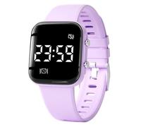 VCYEX Pulsera Despertador Vibración Te Despierta Tranquilamente por La Mañana Sin Molestar A Los Demás Personas Sordas Reloj con Recordatorio Vibrador Purple,3.7 * 3.2 cm