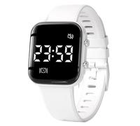 VCYEX Pulsera Despertador Vibración Te Despierta Tranquilamente por La Mañana Sin Molestar A Los Demás Personas Sordas Reloj con Recordatorio Vibrador White,3.7 * 3.2 cm