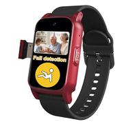 VCYEX Reloj Localizador Personas Mayores Detector De Caídas para Mayores Reloj De Emergencia con SOS Llamadas De Video Y Voz para Personas MayoresRed,1.25 * 0.57 * 2.22inch