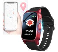 Vcyex Reloj Localizador Personas Mayores, Reloj Emergencia Ancianos,Reloj Inteligente con Detección De Caídas con Botón SOS, GPS Y Videollamada HD para Personas Mayores,Red