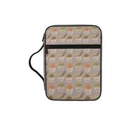 VCzsdff Bolsa de almacenamiento de fideos con diseño de ramen para huevos, resistente al agua, soporte de papelería, estuche de estudio de culto de iglesia
