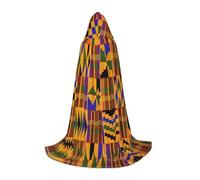VCzsdff Capa con capucha para adolescentes, diseño étnico africano, gótico, medieval, disfraz de cosplay, disfraz de teatro, feria renacentista