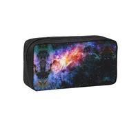 VCzsdff Galaxy in The Universe - Estuche para bolígrafos con estampado espacioso, organizador de artículos de papelería, bolsa duradera con cremallera, bolsa de poliéster para el trabajo universitario