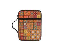 VCzsdff Group of Bolsa de almacenamiento de escritura geométrica marroquí, resistente al agua, soporte de papelería, estuche de estudio de culto de iglesia
