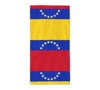 VCzsdff Toalla de baño ligera estampada con la bandera de Venezuela para entrenamiento de fitness, uso diario