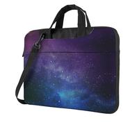 VCzsdff Universe With Stars Galaxy Interstellar Print - Maletín para ordenador portátil a prueba de golpes de tela Oxford resistente para viajes, Black, 13 inch