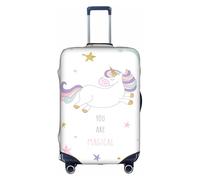 VCzsdff You are Magical - Funda protectora lavable para maleta, antiarañazos, se adapta a equipaje de 18 a 32 pulgadas, White, M