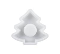 Vdaxvme 1/4 moldes de silicona para candelabros de copo de nieve, moldes de resina para candelabros de té, decoración del hogar