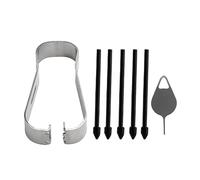 Vdaxvme 1 juego de puntas de repuesto con pinzas de extracción para bolígrafo S22, kit de herramientas de reparación con pinzas de extracción