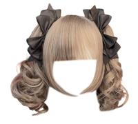 Vdaxvme 1 par de horquillas para el pelo con lazo 3D, horquillas para el pelo femeninas, para cosplay, accesorios para el cabello modernos y únicos