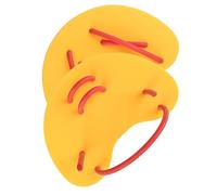 [Vdaxvme] 1 par de paletas de entrenamiento de natación con textura de silicona para atletas y natación recreativa con textura de aleta de mano para nadadores de silicona ajustable