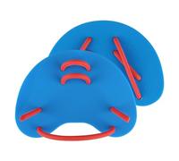 [Vdaxvme] 1 par de paletas de entrenamiento de natación con textura de silicona para atletas y natación recreativa con textura de aleta de mano para nadadores de silicona ajustable