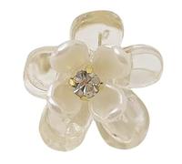 Vdaxvme 1 pinza para el pelo de flores delicadas para mujeres y niñas, con flequillo antideslizante, para tomar fotos