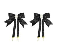 Vdaxvme 1 unidad/1 par de horquillas para el pelo con lazo, para bodas, banquetes, fiestas, para mujeres y niñas, para tomar fotos de Año Nuevo