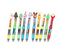 Vdaxvme 10 bolígrafos multicolor para estudiantes, 4 colores en 1, retráctiles, multicolor