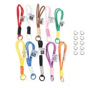 Vdaxvme 10 piezas de accesorios de impresora 3D para componentes de modelo de motor de laboratorio, cadena dividida, llavero, modelo, juguete, regalo, colgante de impresión 3D, mosquetón de doble