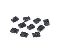 Vdaxvme 10 piezas por lote de clips de hebilla para cordones de zapatos, clip de cuerda, clip de cuerda de cristal de lujo para zapatos