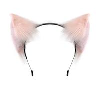 Vdaxvme 2. Diadema con orejas de animales para juegos de rol, accesorios cómodos para cosplay, correa ajustable para fiestas de disfraces y congresos, diademas, orejas de lobo, Halloween, cosplay