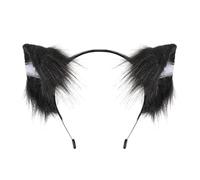 Vdaxvme 2. Diadema con orejas de animales para juegos de rol, accesorios cómodos para cosplay, correa ajustable para fiestas de disfraces y congresos, diademas, orejas de lobo, Halloween, cosplay