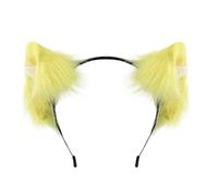 Vdaxvme 2. Diadema con orejas de animales para juegos de rol, accesorios cómodos para cosplay, correa ajustable para fiestas de disfraces y congresos, diademas, orejas de lobo, Halloween, cosplay