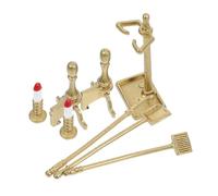 Vdaxvme 2. Zakka Mantel a escala 1:12 realista candelabro de juguete para jugar a simular, decoración de escena del hogar, accesorios de coleccionista