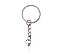 Vdaxvme 20 llaveros con cadena, anillos abiertos y agujas de rosca para manualidades, fabricación de joyas, suministro de piezas, manteles, Danny Meyer, español