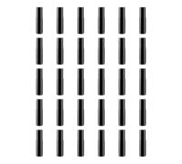 Vdaxvme 30 unidades de tapa de alambre de aleación de aluminio para bicicleta de carretera, bicicleta de montaña, cable de freno de bicicleta, puntas finales, crimpado, parte del cable de freno, para