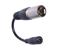 Vdaxvme 5,5 x 2,1 mm hembra a 5,5 x 2,5 mm / 8,0,6 mm macho, cable de conversión DC5521 a C13 / XLR para luz LED cable convertidor de ventilador