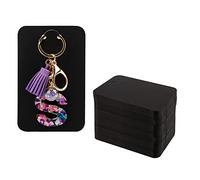 Vdaxvme 50 tarjetas de presentación de llaveros, tarjetas de cartón para llavero, joyería, embalaje para vender tarjetas al por menor, como se describe