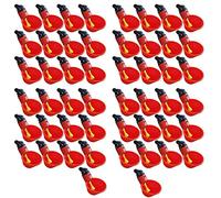 Vdaxvme 50 tazas de agua para aves de corral pequeñas tazas de agua de pollo con relleno automático