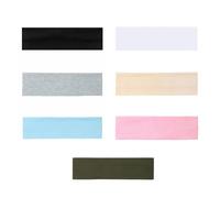 Vdaxvme 7 diademas deportivas para hombres y mujeres, bandas elásticas para el sudor, de secado rápido, transpirables, para yoga, deporte, secado rápido, para escalada y fitness