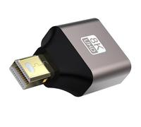 Vdaxvme Adaptador DP1.4 de alto ancho de banda de 8K a 60Hz de 32.4 Gbps, transferencia de datos, compatibilidad con múltiples dispositivos, adaptador profesional de edición de video